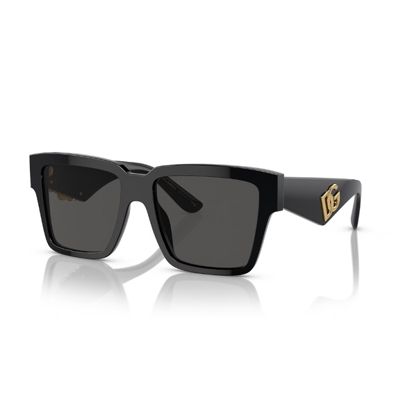 Dolce & Gabana Black Sunglasses with Signature Logo 👜 - Picture 1 of 6